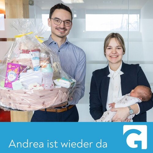 😊 Andrea ist aus dem Mutterschutz und ihrer Auszeit als frischgebackene Mama wieder in den Büroalltag zurückgekehrt... 😊 Andrea ist aus dem Mutterschutz und ihrer Auszeit als frischgebackene Mama wieder in den Büroalltag zurückgekehrt...